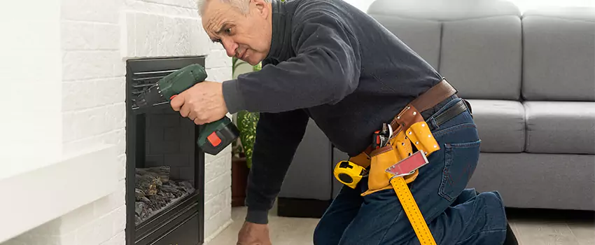 New Indoor Fireplace Installation in New Britain, Connecticut