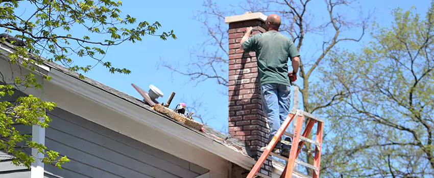 Vinyl and PVC Chimney Flashing Installation in New Britain, CT
