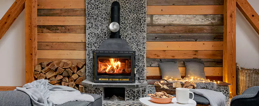 Thelin Hearth Products Direct Vent Gas Stove Fireplace Inspection in New Britain, Connecticut